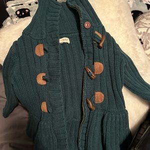 Girls green hope and henry sweater